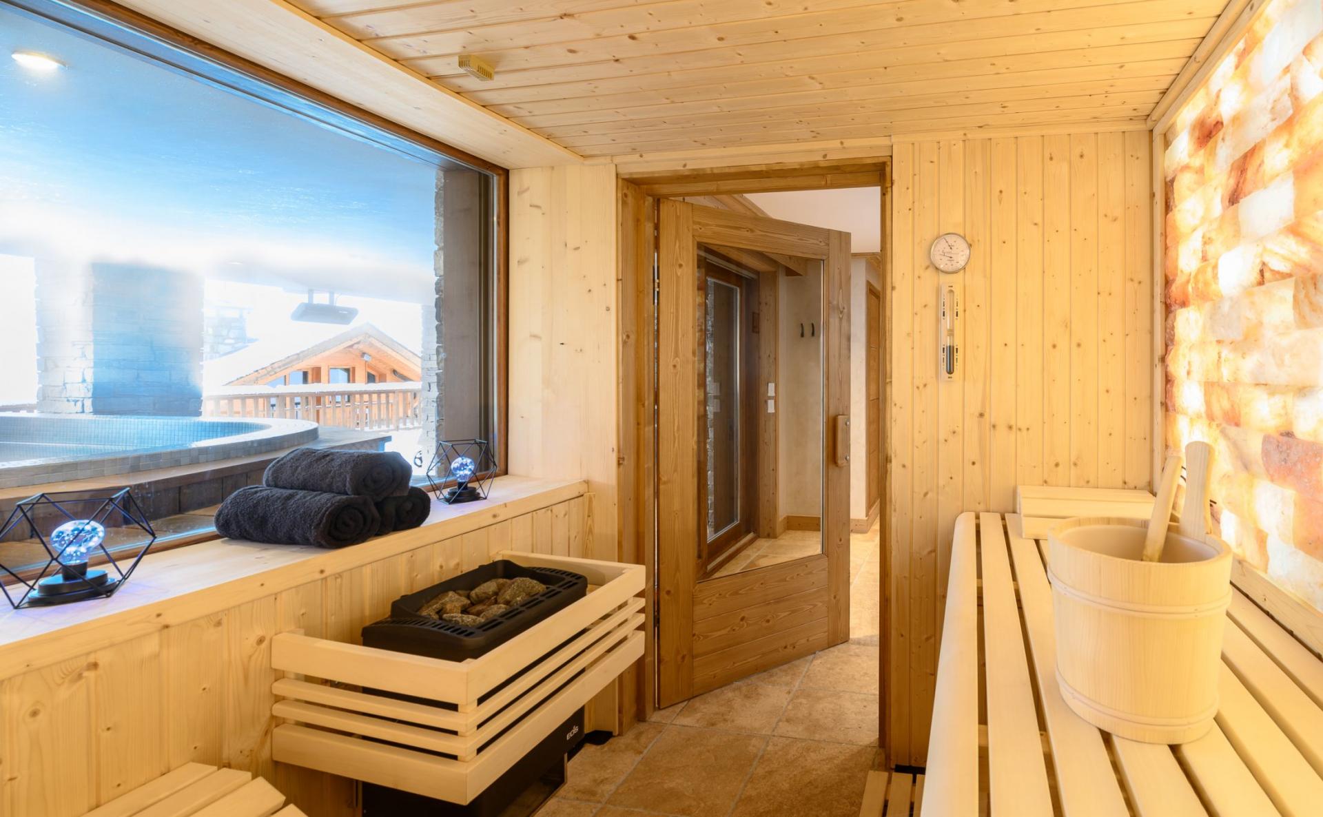 Himalayan salt sauna