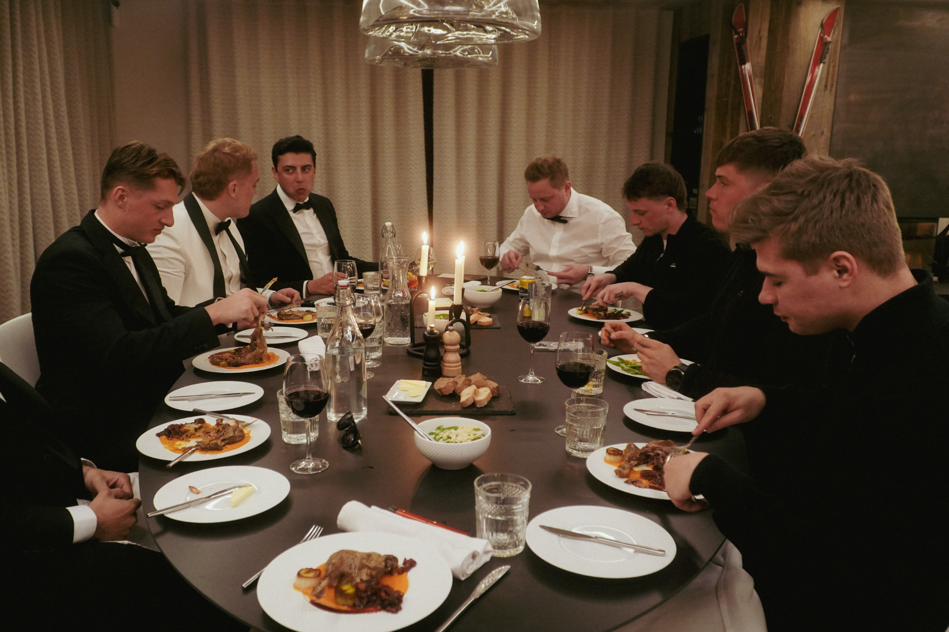 Dinner in black tie at The Alpine Affair 2025